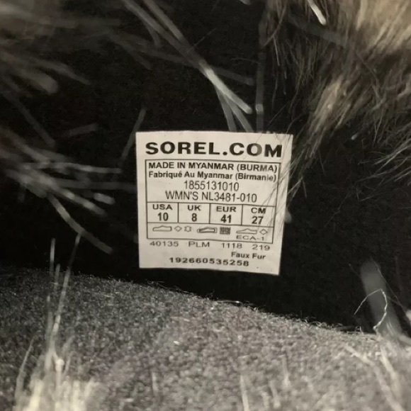 Sorel Women's Joan of Arctic Boots Size 10 - Picture 7 of 8